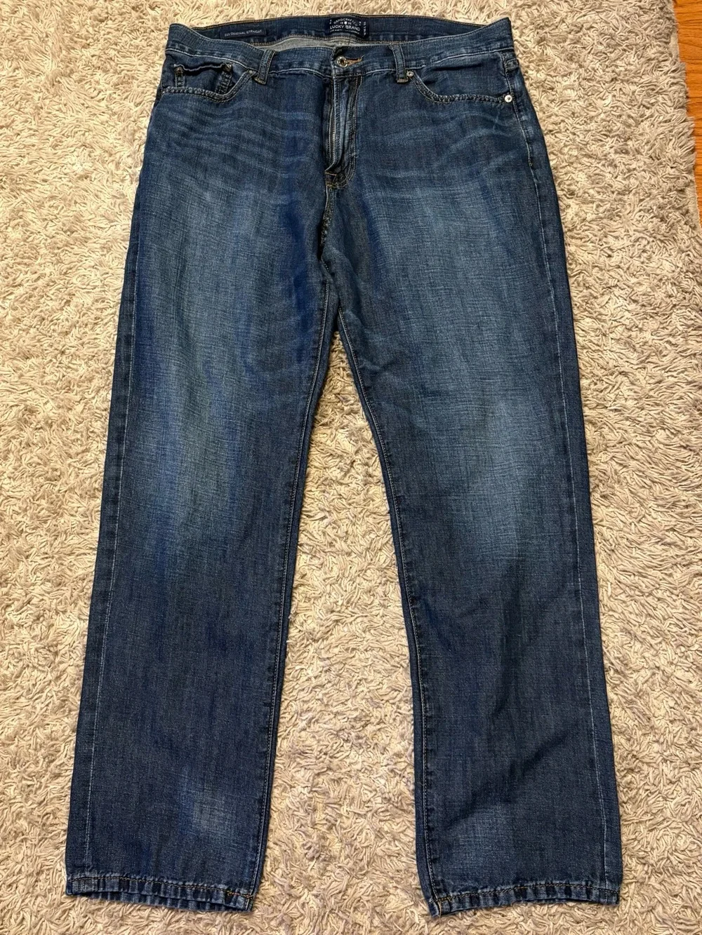 Lucky Brand 221 Original Straight Men’s Jeans 36x32